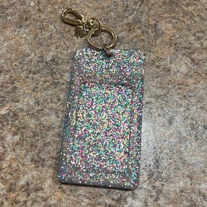 Kate Spade glitter card holder